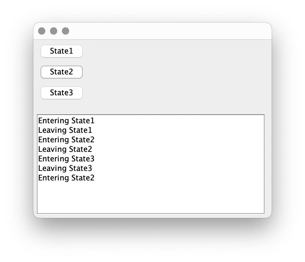 Java GUI example